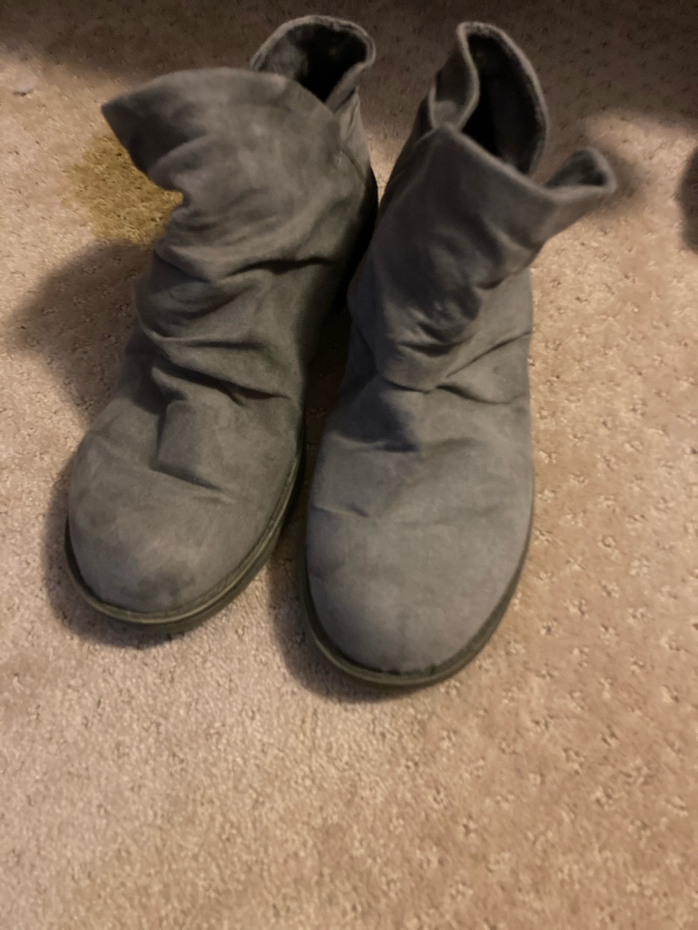 Rocket Dog Slouchy Ankle Booties in Gray